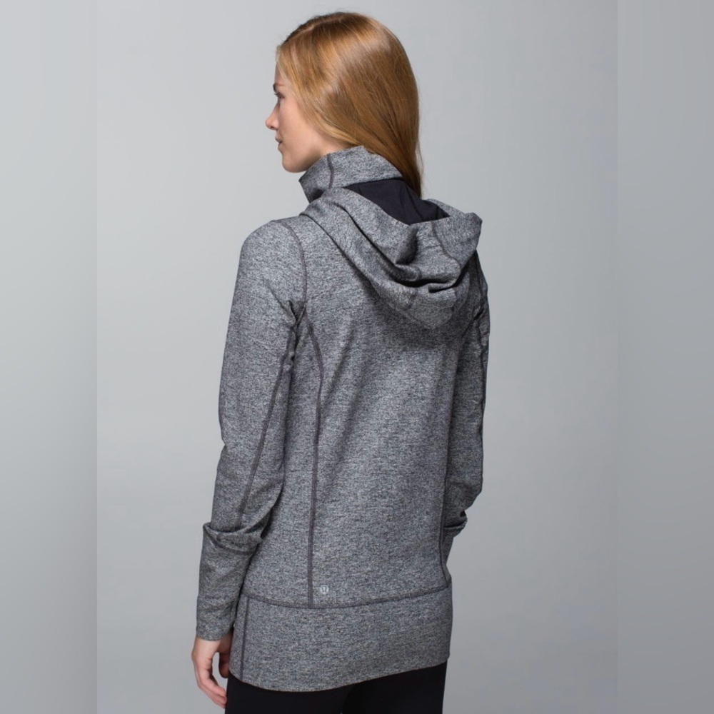 Lululemon Stride Jacket II Heathered Black Size 6